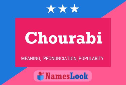 Chourabi Name Poster