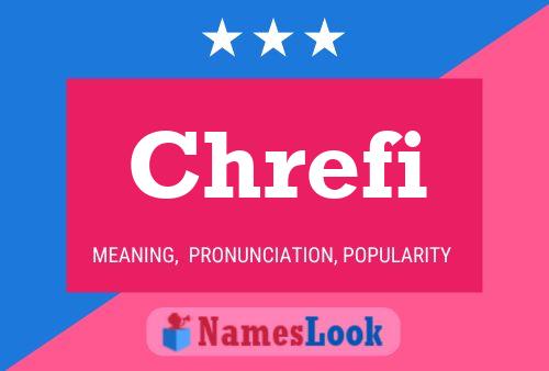 Chrefi Name Poster