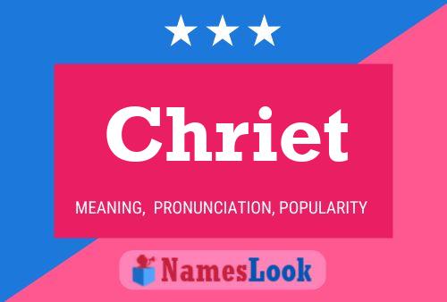 Chriet Name Poster