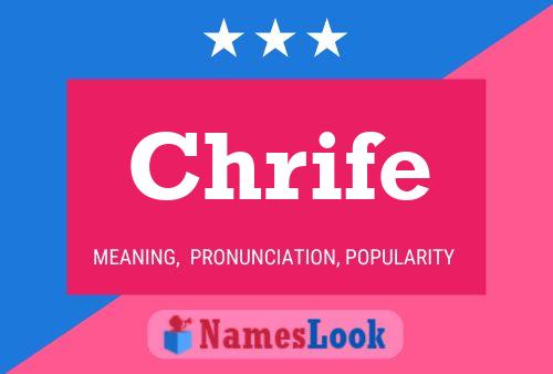 Chrife Name Poster