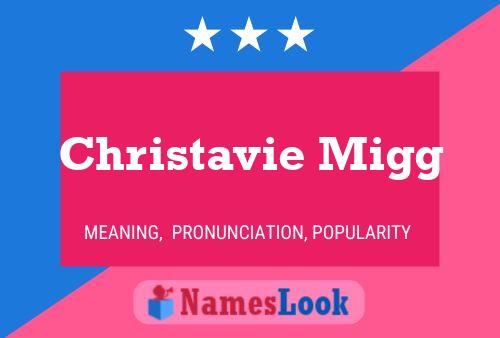 Christavie Migg Name Poster