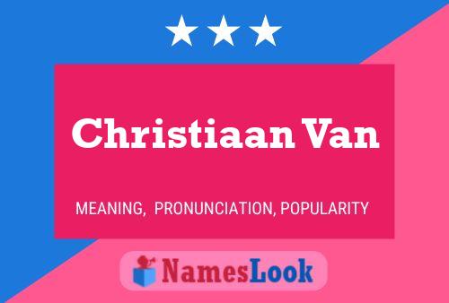 Christiaan Van Name Poster