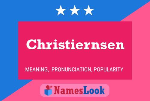 Christiernsen Name Poster