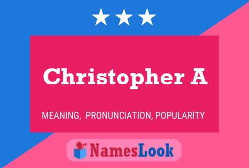 Christopher A Name Poster