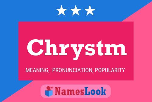 Chrystm Name Poster