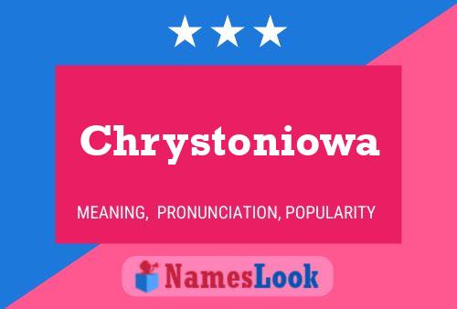 Chrystoniowa Name Poster