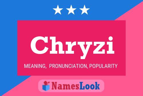 Chryzi Name Poster