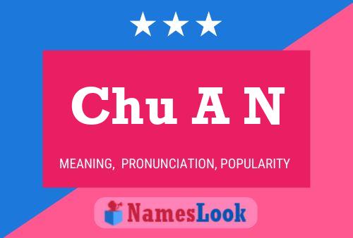 Chu A N Name Poster