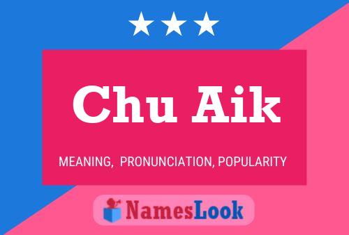 Chu Aik Name Poster