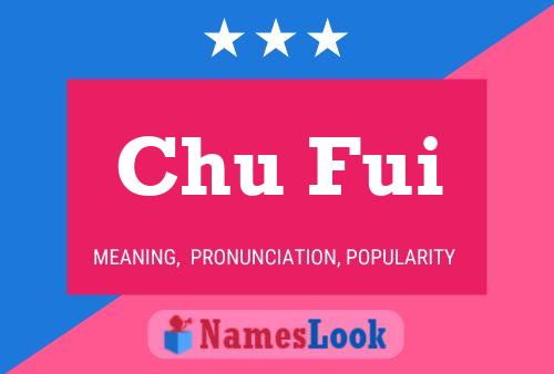 Chu Fui Name Poster