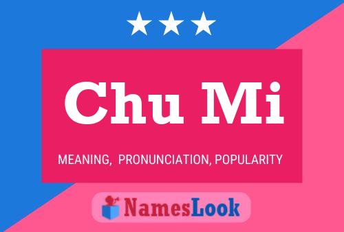 Chu Mi Name Poster