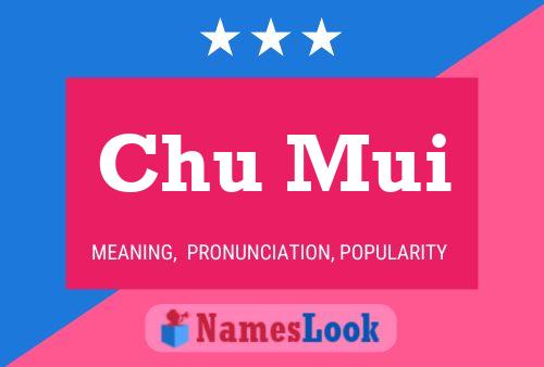 Chu Mui Name Poster