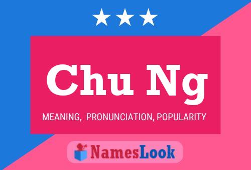 Chu Ng Name Poster