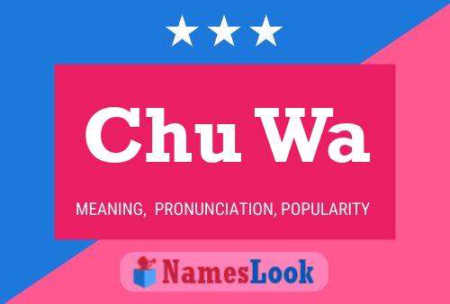 Chu Wa Name Poster