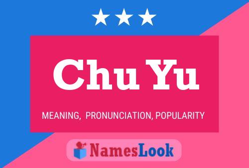 Chu Yu Name Poster