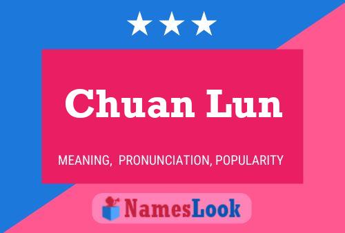 Chuan Lun Name Poster