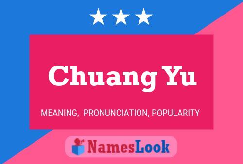 Chuang Yu Name Poster