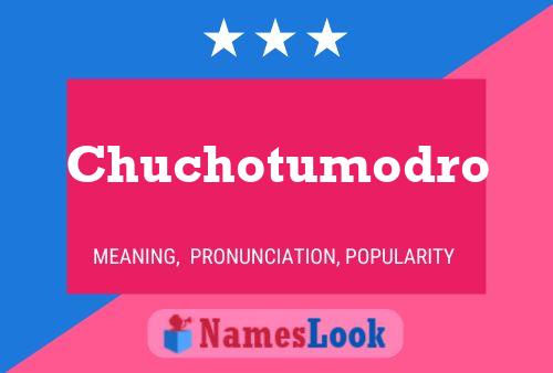 Chuchotumodro Name Poster