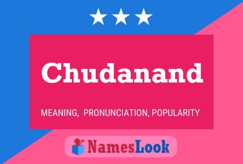 Chudanand Name Poster