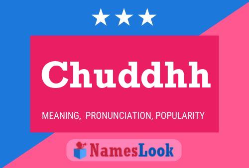 Chuddhh Name Poster