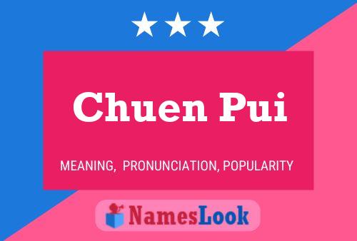 Chuen Pui Name Poster