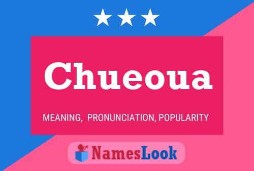 Chueoua Name Poster