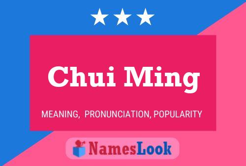 Chui Ming Name Poster