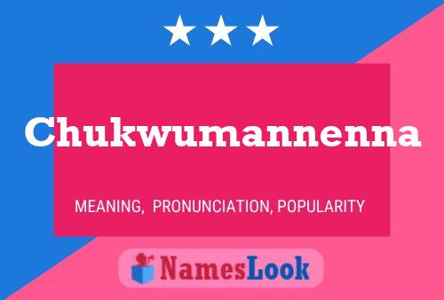 Chukwumannenna Name Poster