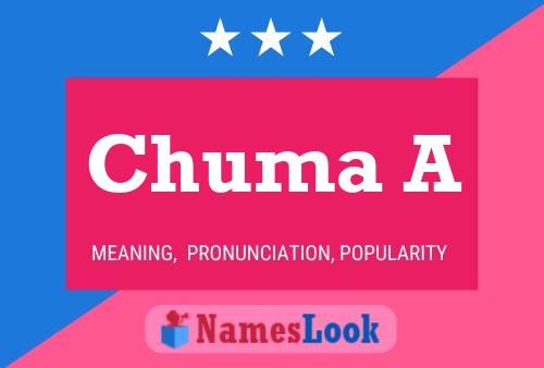 Chuma A Name Poster