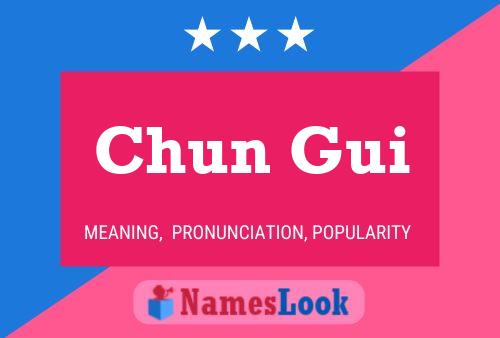 Chun Gui Name Poster