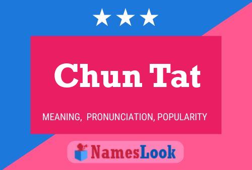 Chun Tat Name Poster