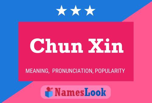 Chun Xin Name Poster