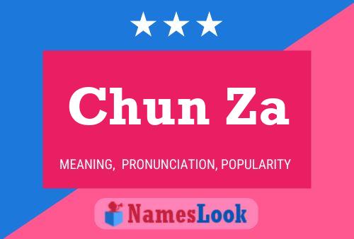 Chun Za Name Poster