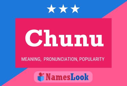 Chunu Name Poster