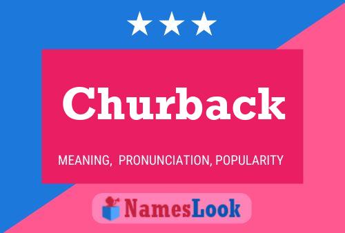 Churback Name Poster