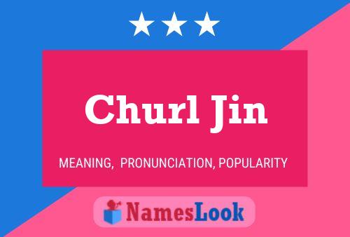 Churl Jin Name Poster