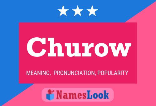 Churow Name Poster