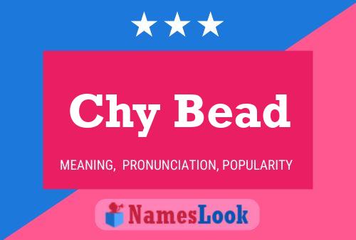 Chy Bead Name Poster