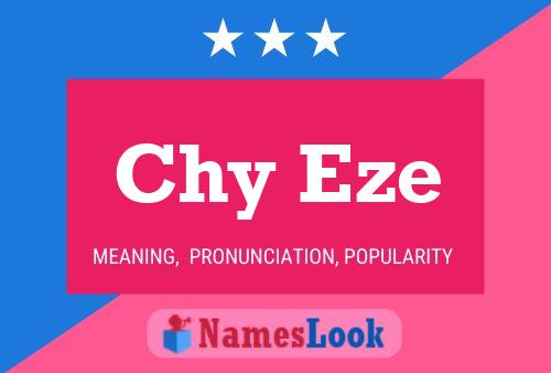 Chy Eze Name Poster