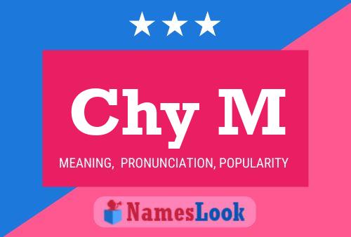 Chy M Name Poster