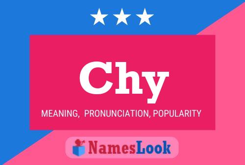 Chy Name Poster