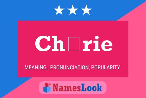 Chérie Name Poster