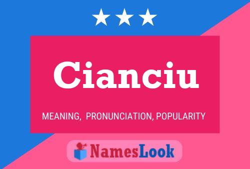 Cianciu Name Poster