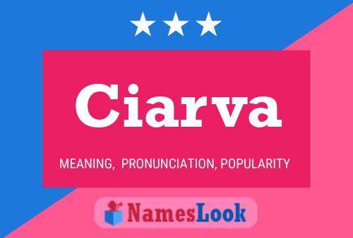 Ciarva Name Poster