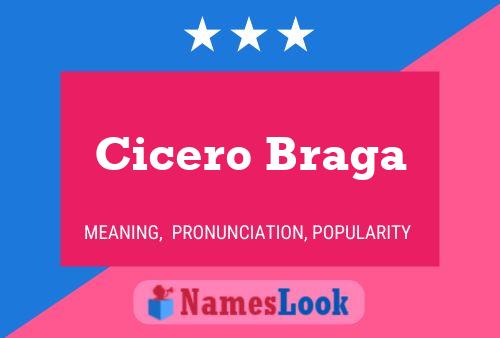 Cicero Braga Name Poster