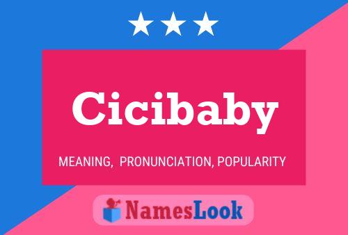 Cicibaby Name Poster