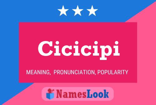 Cicicipi Name Poster