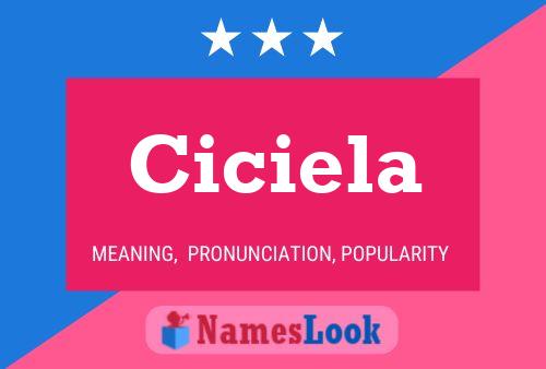 Ciciela Name Poster