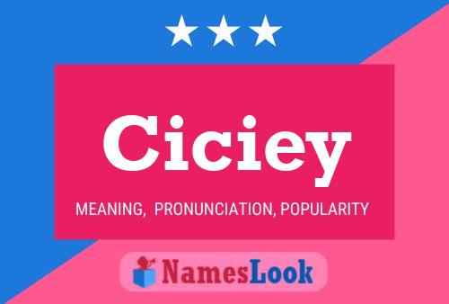 Ciciey Name Poster