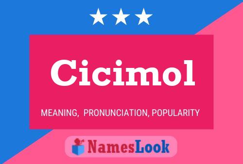 Cicimol Name Poster